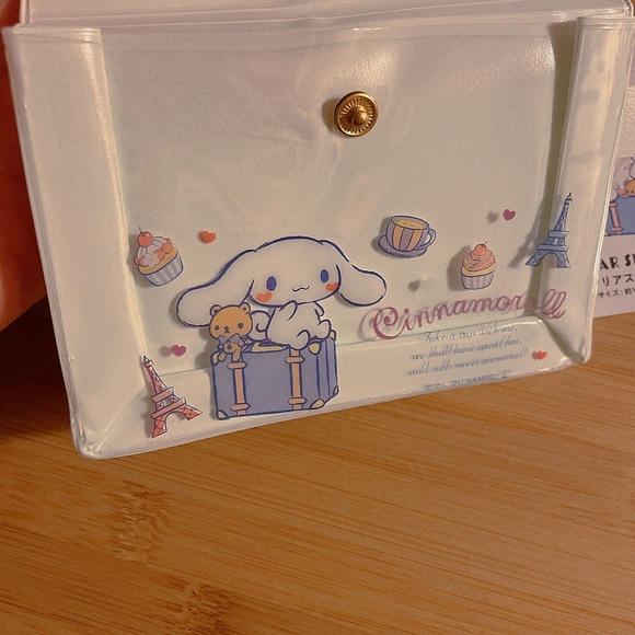 🎉3/$30 NEW Sanrio Cinnamoroll Card Holder Coin Purse Wallet - Picture 8 of 9